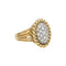 Bague 55 Bague en or jaune et diamants. 58 Facettes 29992