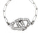 Bague 62 Bague Dinh Van "Double coeurs" en or blanc et diamants. 58 Facettes 30558