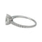 Bague 53 Bague solitaire en or blanc, diamant 1,89 carat. 58 Facettes 29860