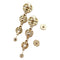 Boucles d'oreilles Boucles d'oreilles pendantes Cartier modèle "Himalia" en or jaune, diamants. 58 Facettes 29719