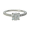 Bague 52 Bague solitaire en or blanc, diamant 0,71 carat G/SI1. 58 Facettes 29064