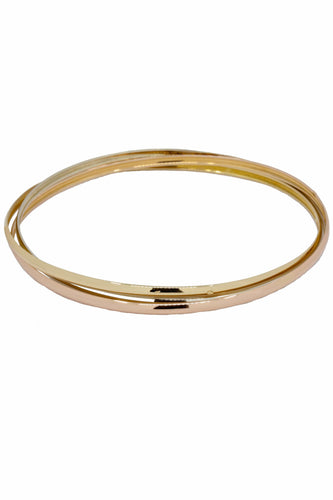 Bracelet Bracelet 3 jonc 3 ors 58 Facettes 37011