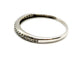 Bague 56 Bague Demie alliance Or blanc Diamant 58 Facettes 1169869CN