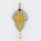 Pendentif Pendentif ancien Vierge saphir perle fine 58 Facettes 20-162