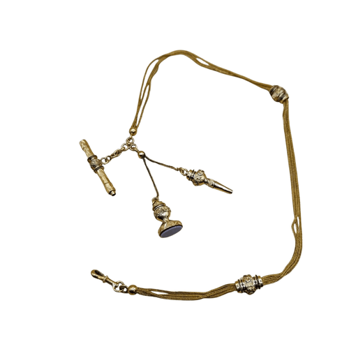 Collier Chaîne giletière en or 58 Facettes