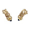 Boutons de manchette Boutons de manchette Cartier "Etrier" en 2 tons d'or et saphirs 58 Facettes 30364