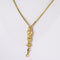 Collier Collier ancien or jaune coulant et main gantée 58 Facettes 20-384