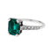 Bague Bague or blanc, platine, émeraude 1.26ct. 58 Facettes 30130