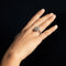 Bague 54 Bague rétro diamants bouquet 58 Facettes 20-196-51