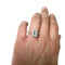 Bague 56 Solitaire diamant taille émeraude 3,82 carats, or et platine. 58 Facettes 30492