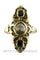 Bague 56 Bague ancienne perle et grenats 58 Facettes 21521