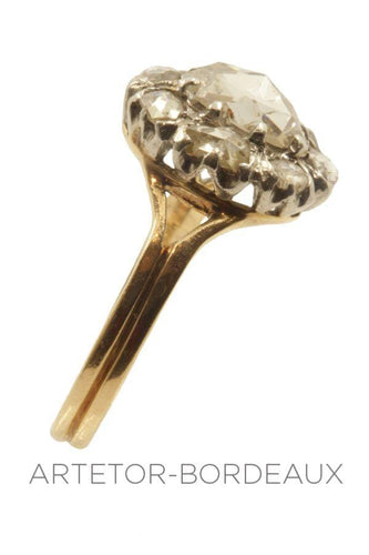 Bague Bague ancienne diamants 58 Facettes