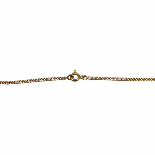 Collier Chaine or jaune maille gourmette. 58 Facettes 30279