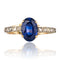 Bague 58 Bague ancienne saphir diamants 58 Facettes 20-092-52
