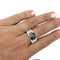 Bague 53 Bague Chaumet, "Classe One", or blanc, diamants, laque. 58 Facettes 30620