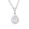 Pendentif Pendentif diamants or blanc marquise 58 Facettes 20-512