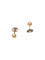 Boucles d'oreilles Puces d'oreilles, or blanc et perle 58 Facettes