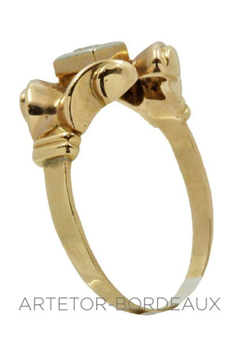 Bague 57 Bague  années 50' 58 Facettes 16181