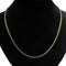 Collier Chaine or gourmette limée 58 Facettes 14-256