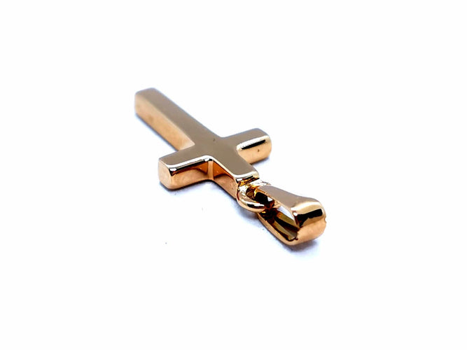 Pendentif Becker Pendentif Croix Or jaune 58 Facettes 951839CD