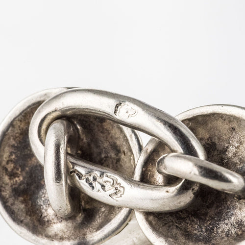 Boutons de manchette Boutons de manchettes anciens Argent 58 Facettes 19-162