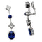 Boucles d'oreilles Boucles d'oreilles Chaumet, "Clarisse", en or blanc, saphirs et diamants. 58 Facettes 23684