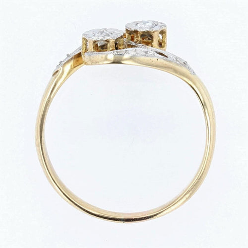 Bague 55 Bague ancienne de la Belle époque diamants 58 Facettes 19-523A-52