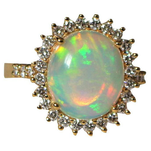 Bague 54 POMPADOUR Bague OPALE et Diamants 58 Facettes 389