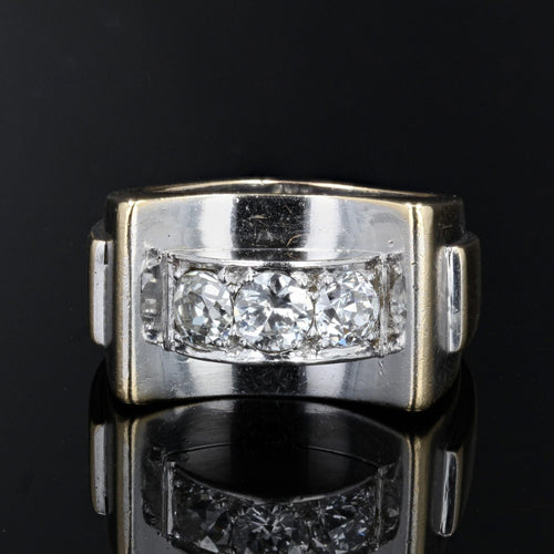 Bague 52 Bague art déco diamants 2 ors 58 Facettes 20-599-50