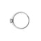 Bague 51 Solitaire or blanc, diamant 0.50 ct. 58 Facettes 30189