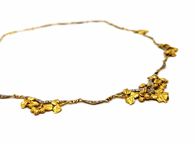 Collier Collier Art déco Or jaune Diamant 58 Facettes 1120170CD