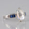 Bague 53 Bague pierre de lune et saphirs 58 Facettes 17-314-53-1