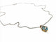 Collier Collier Chaîne + pendentif Or blanc Topaze 58 Facettes 1141225CD