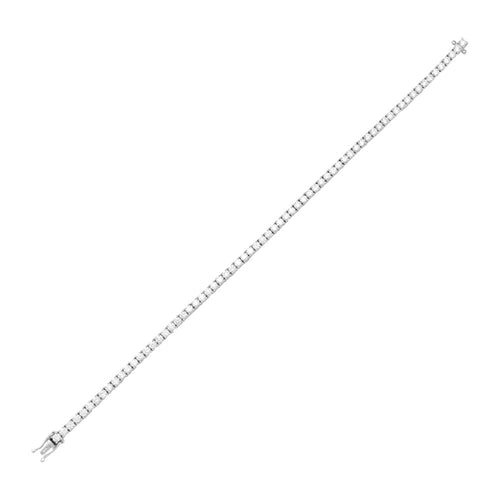 Bracelet Bracelet ligne en or blanc, diamants. 58 Facettes 28946