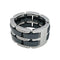 Bague 53 Bague Chanel, modèle "Ultra", en or blanc, céramique noire et diamants. 58 Facettes 30019