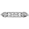 Broche Broche Mauboussin Art Déco en platine et diamants. 58 Facettes 26825
