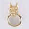 Bague 55 Bague chien et son collier diamants 58 Facettes 19-075-55
