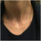 Collier Collier en deux tons d'or serti de 15 diamants en serti clos. 58 Facettes 30534