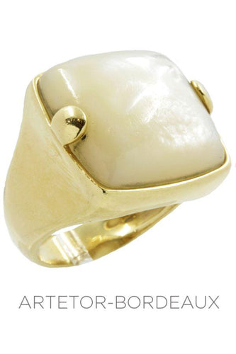 Bague 56 Bague jonc nacre 58 Facettes 12121