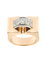 Bague 54 Bague en or jaune, platine et diamants des années 40' 58 Facettes