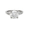 Bague 49 Bague solitaire diamant 2,02 carats en platine. 58 Facettes 30455