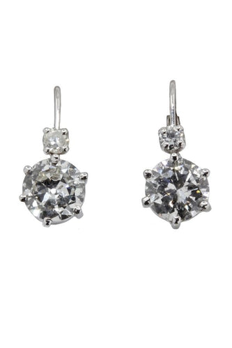 Boucles d'oreilles Dormeuses diamants 1.20 carat 58 Facettes 036171