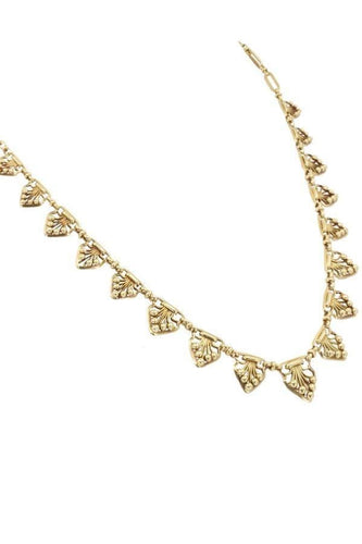Collier Draperie ancienne filigrane 58 Facettes 34981