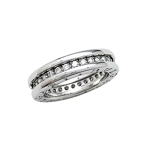 Bague 49 Bague Bulgari, "B.Zero1", or blanc et diamants. 58 Facettes 30460