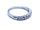 Bague 54 Bague Demie alliance Or blanc Diamant 58 Facettes 978866CN