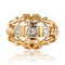 Bague 55 Bague vintage fils d'or rose et diamants 58 Facettes 14-185-55