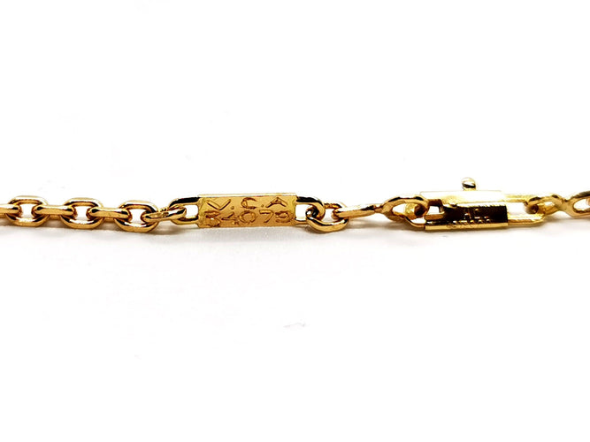 Collier Van Cleef & Arpels Collier Chaîne Or jaune 58 Facettes 1161918CN