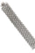 Bracelet Bracelet manchette souple en or blanc, diamants. 58 Facettes 25540