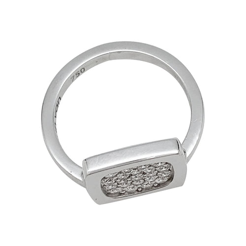 Bague 54 Bague Dinh Van, "Impression", or blanc et diamant. 58 Facettes 30429