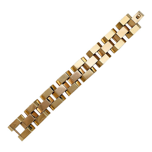 Bracelet Bracelet Tank or rose et or jaune. 58 Facettes 30648